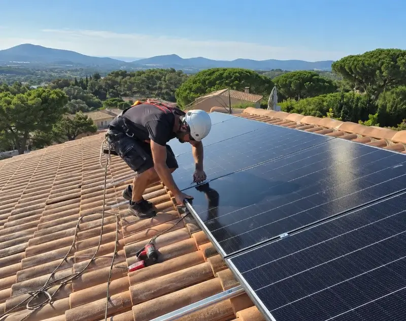 Installateur panneaux solaires Saint-Restitut — pose photovoltaïque sur toiture