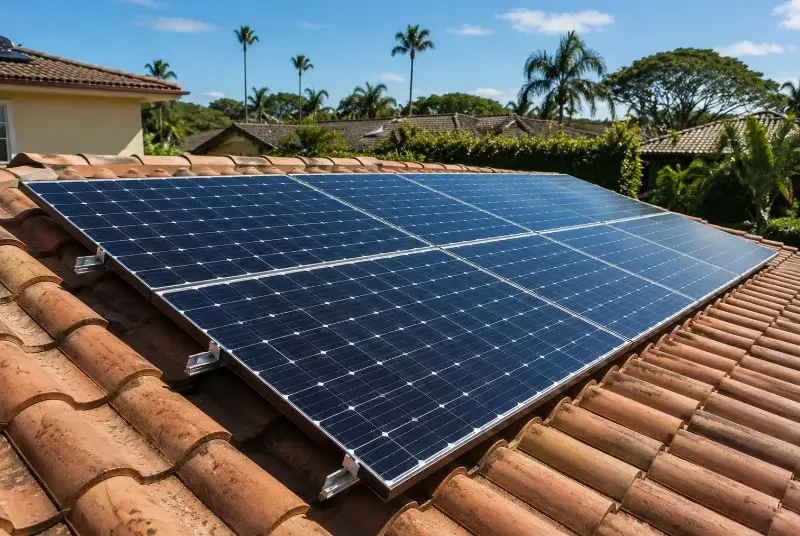 Installation de panneaux solaires à Saint-Restitut